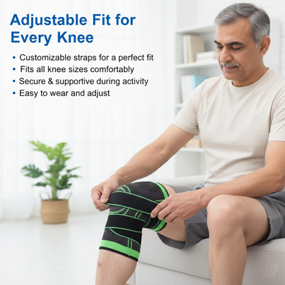 Knee Support Sleeve – Adjustable & Pain Relief
