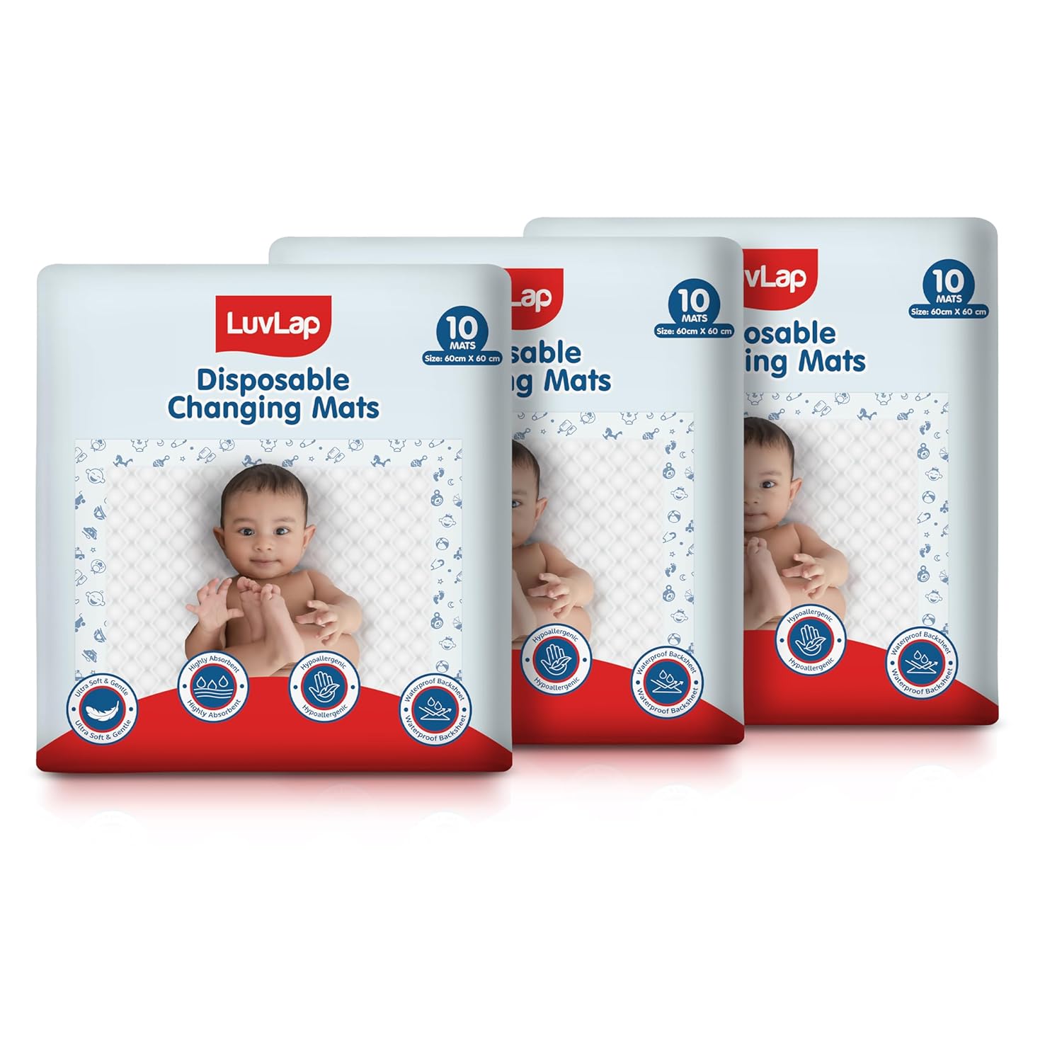 Healify Baby Leak-Proof Disposable Mats