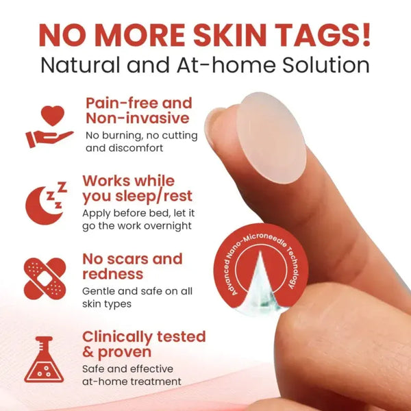 Derma Smooth Skin Tag Removal Patch | 72 Patches |