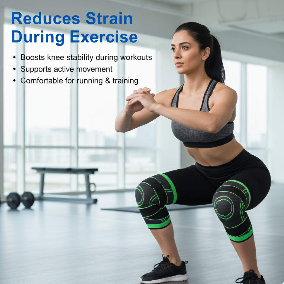 Knee Support Sleeve – Adjustable & Pain Relief